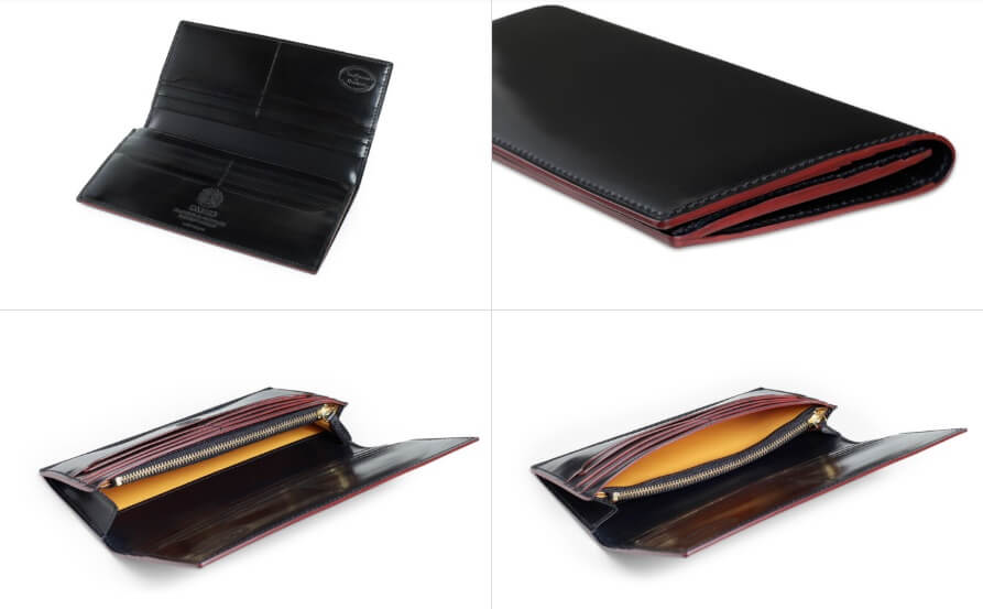 SHELL CORDOVAN 2 (シェルコードバン2)ファスナー付き長財布