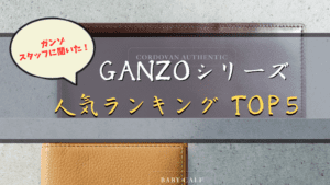 【ガンゾ シリーズ】GANZOスタッフおすすめ！人気コレクションTOP５