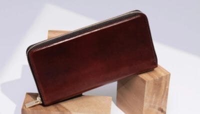 2位：シェルコードバン ラウンドファスナー長財布