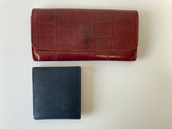 ハンモックウォレットの内装｜一般的な財布との比較について