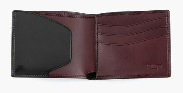シェルコードバン × ブッテーロ 二つ折り財布